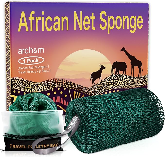 African Net Sponge Authentic Exfoliating by ARCHM