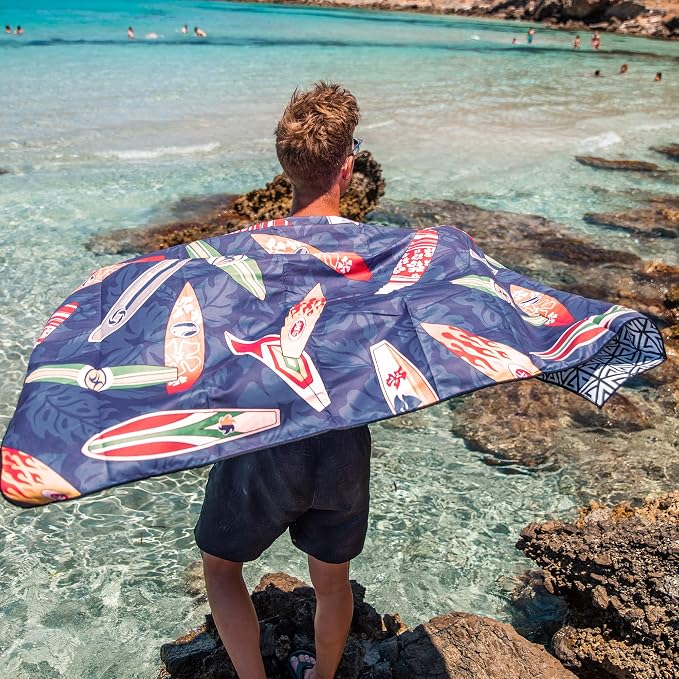 4Monster Microfiber Beach Towel Quick Dry, Super Absorbent Lightweight Travel - Image 5