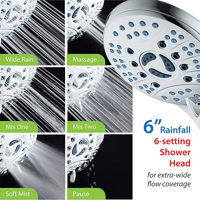 Hotel Spa AquaCare for California As-Seen-On-TV High Pressure Handheld Rain - Image 9