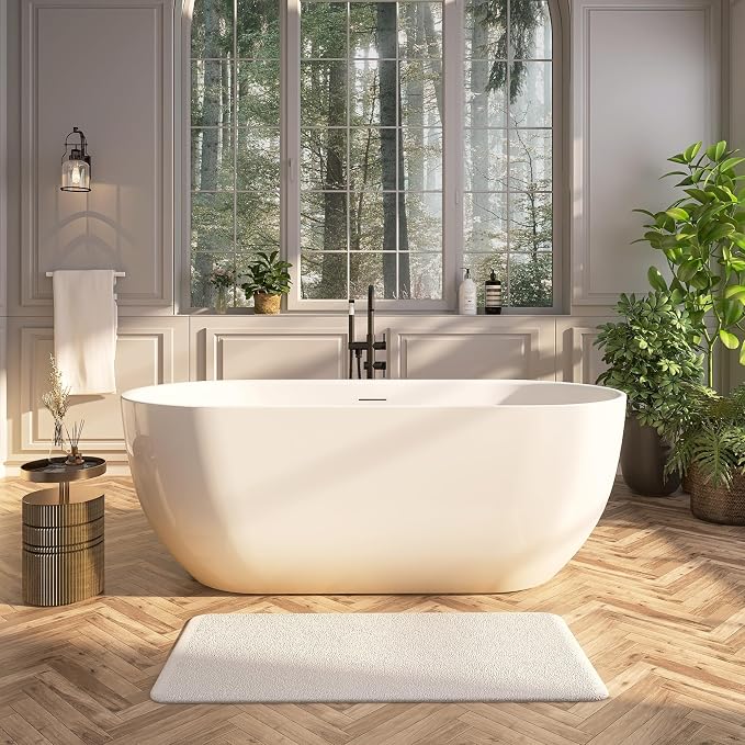67" Acrylic Freestanding Bathtub, Contemporary Freestanding Tub by ADECABBATH