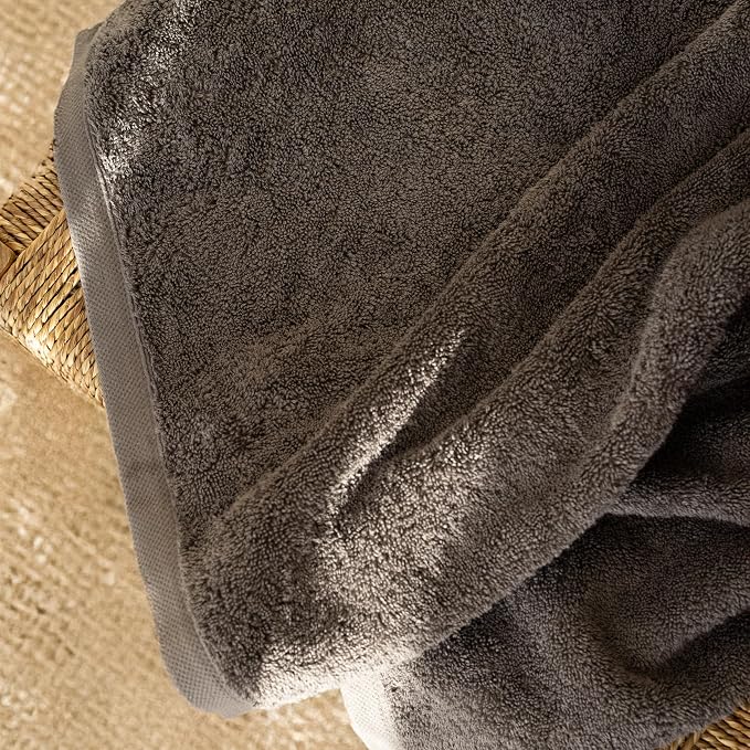 SALBAKOS 100% Turkish Cotton Jumbo Bath Sheet Towel Oversized 40x80 inch | - Image 3
