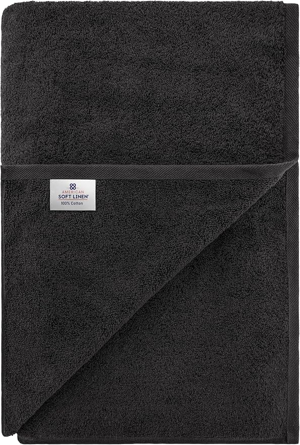 American Soft Linen Oversized Bath Sheet 40x80 Extra Large - Image 6
