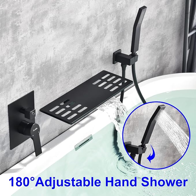 SHAMANDA Wall Mount Bathtub Faucet - Image 4
