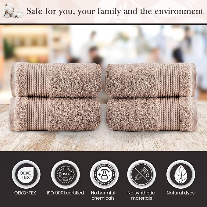 Halley Turkish Cotton Towels Super Soft Quick Absorbent 100% Cotton Towels - Image 4