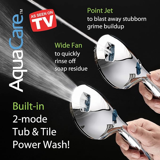 Hotel Spa AquaCare As-Seen-On-TV High Pressure Handheld/Rain 50-mode 3-way - Image 4
