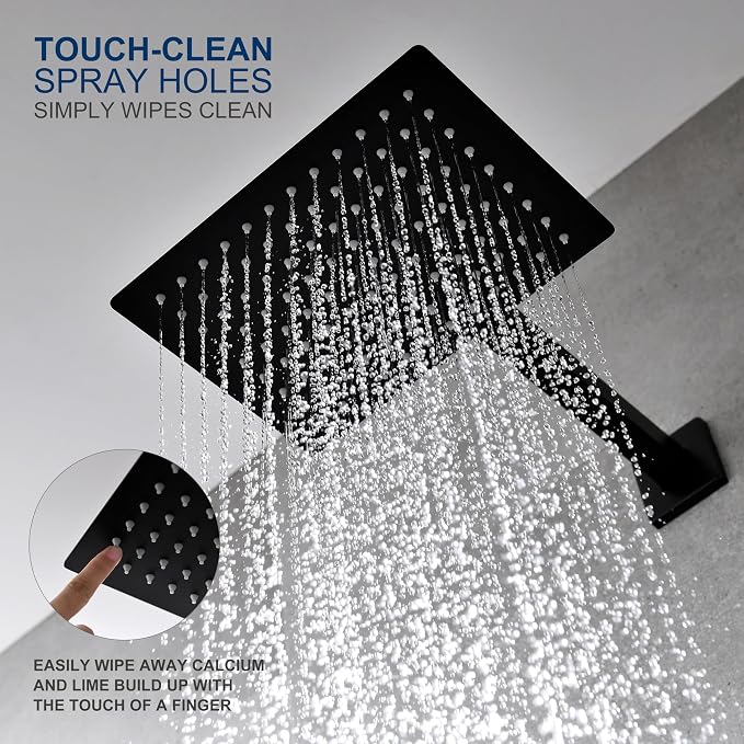 KENES Matte Black Shower Faucet - Image 5