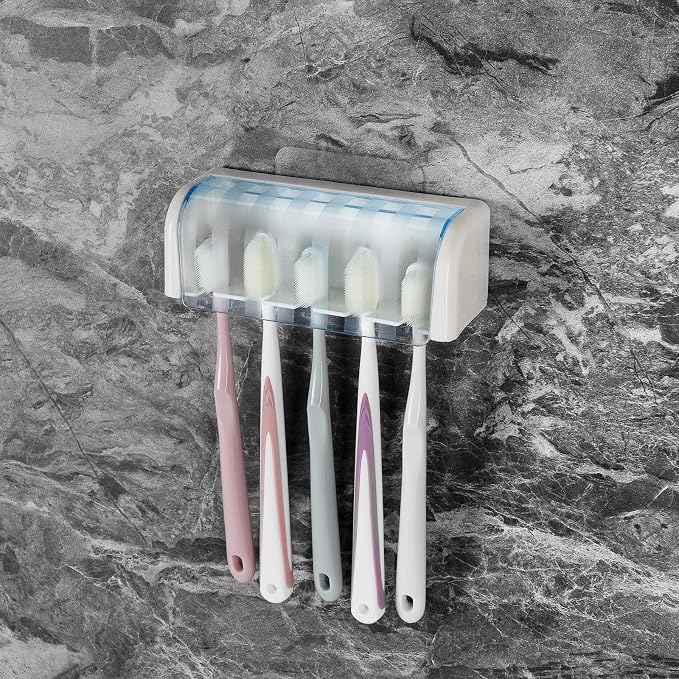 5 Slots Wall Mount Toothbrush Holder - Image 5