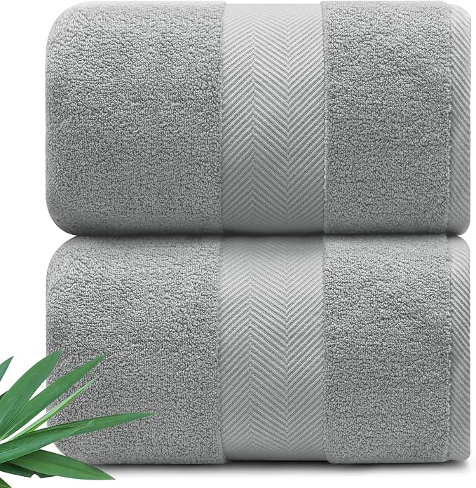 Ultra Soft & Plush Viscose from Bamboo Bath Sheets by AlusaHome