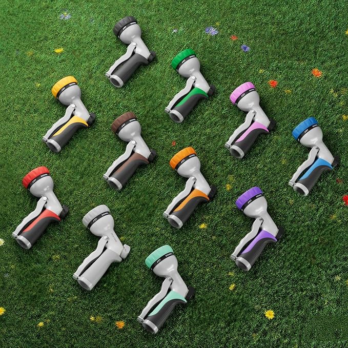 RESTMO Garden Hose Nozzle, Heavy Duty Metal Water Hose Nozzle - Image 8