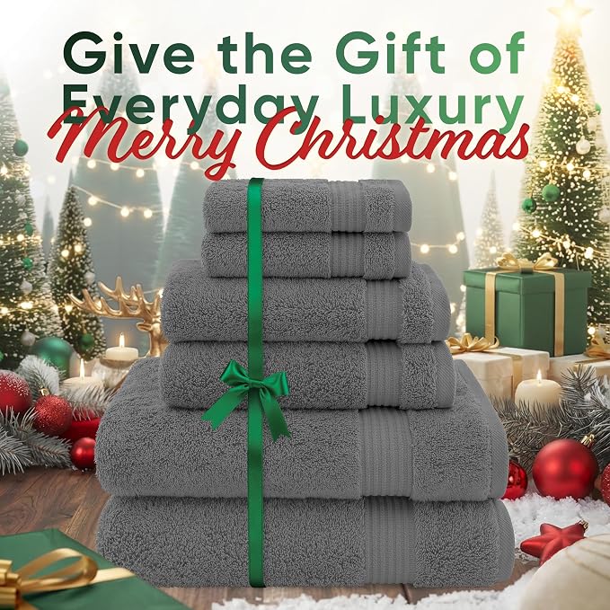 Hotel & Spa Quality Super Absorbent & Soft, 6 Piece Turkish Towel Set - Image 2