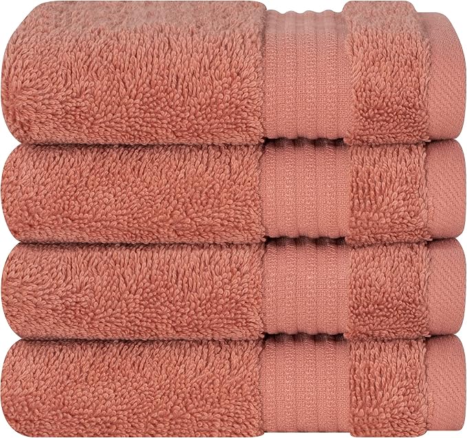 Cotton Paradise 100% Cotton Turkish Washcloth Set by UNITEDHOMETEXTILE