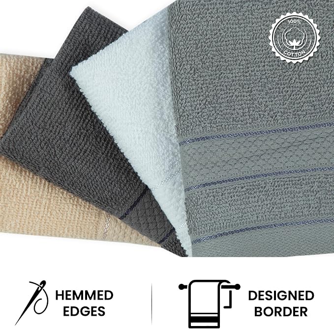 Casa Lino Face Towels & Body Wash Cloths - Image 4
