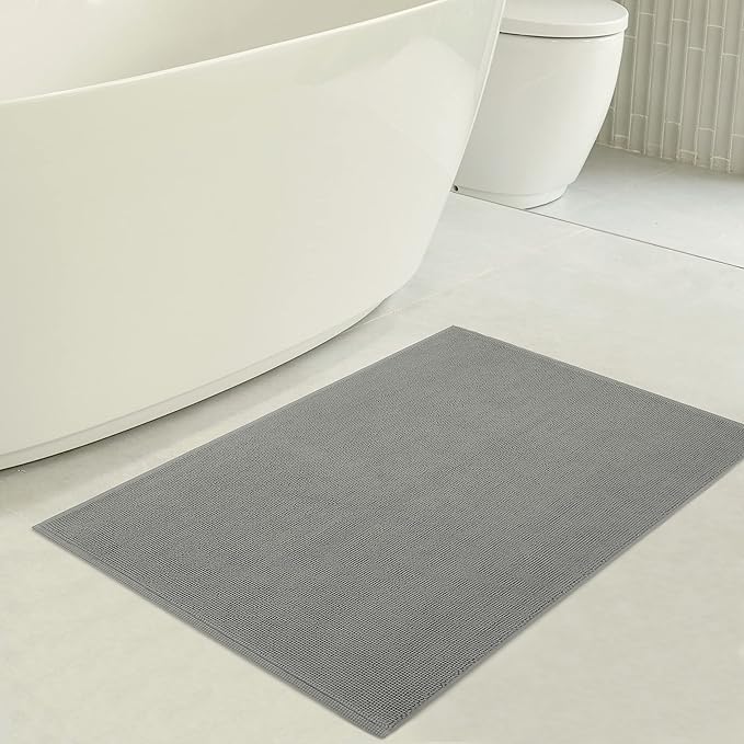 American Soft Linen Bath Rug, 20 in 34 in 100% Cotton Bath Mats Rugs - Image 3