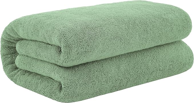 Cotton Paradise 100% Cotton 40x80 Oversized Bath Sheet, Extra Large Turkish - Image 3