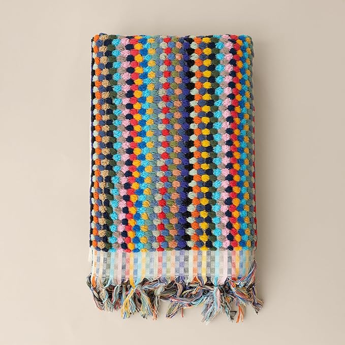 Pom Pom Turkish Bath and Beach Towels by VivaMaison