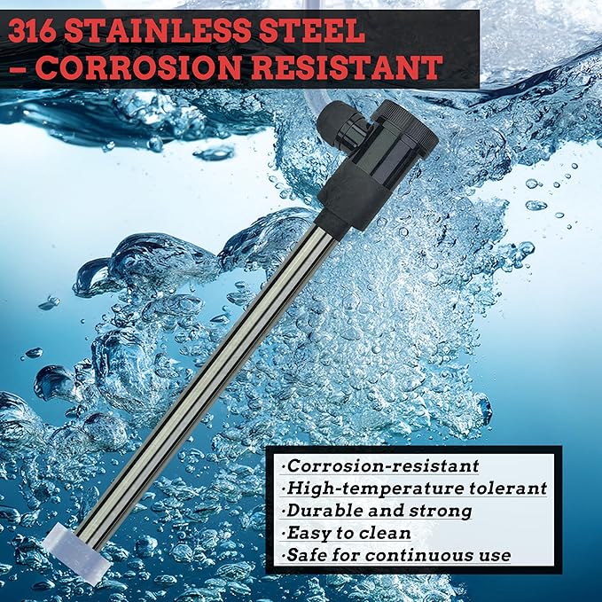 3000W 240V Above-Ground Pool Immersion Water Heater - Image 2