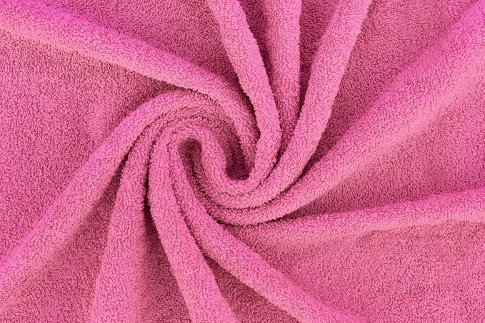 CASA COPENHAGEN He & She 2 Pieces Large Bath Sheet Set- Dusty Blue + Pink - Image 8