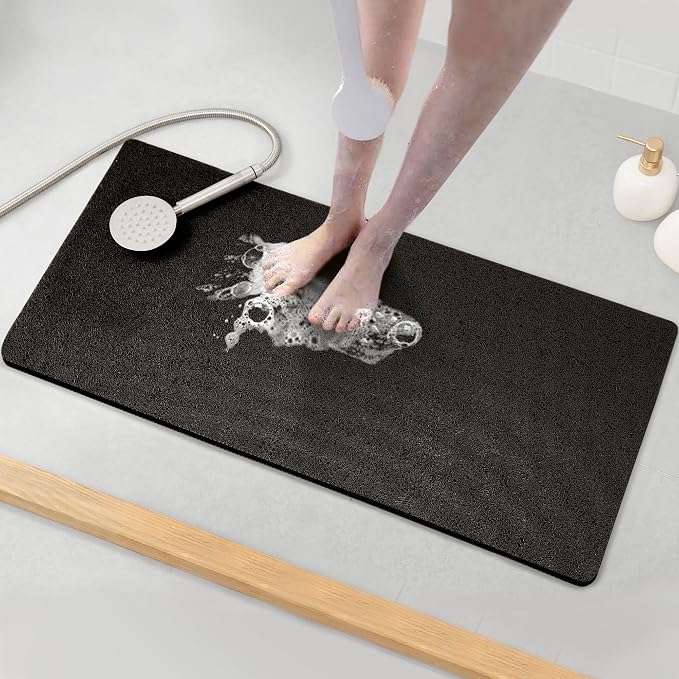 Asvin Soft Textured Bath, Tub Mat, 35x16 Inch, Phthalate Free, Non Slip Comfort by Asvin
