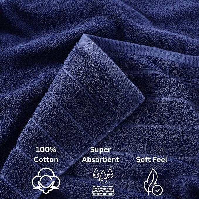 Casa Platino 100% Mercerized Cotton Towels - Image 5