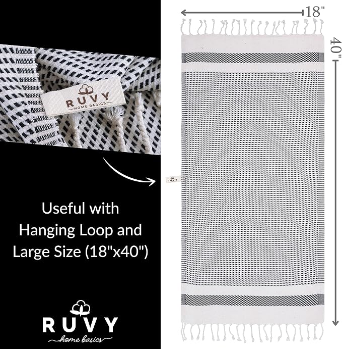 Ruvy Home Basics Turkish Hand Towels - Image 3