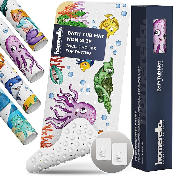 Bath Tub Mat Non Slip Anti Mold by Homerella