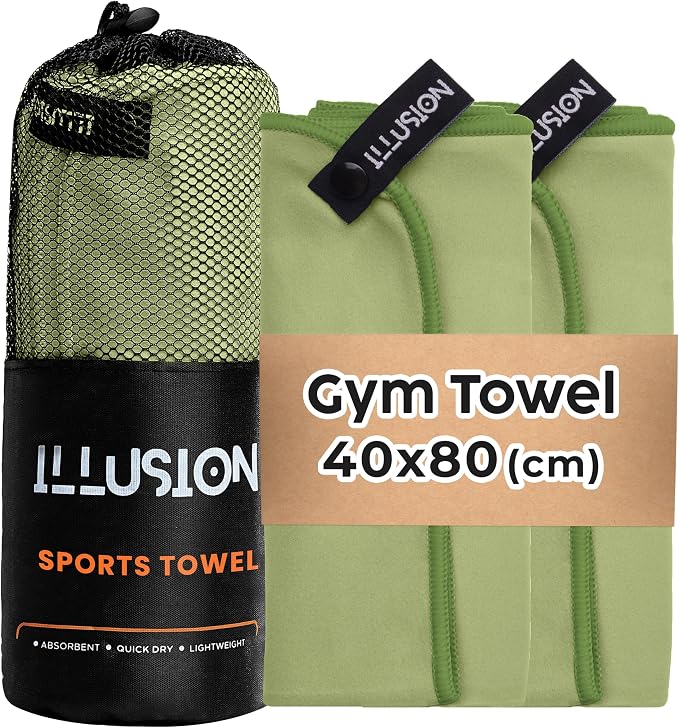 illusion Small Microfiber Gym Towels by Unknown