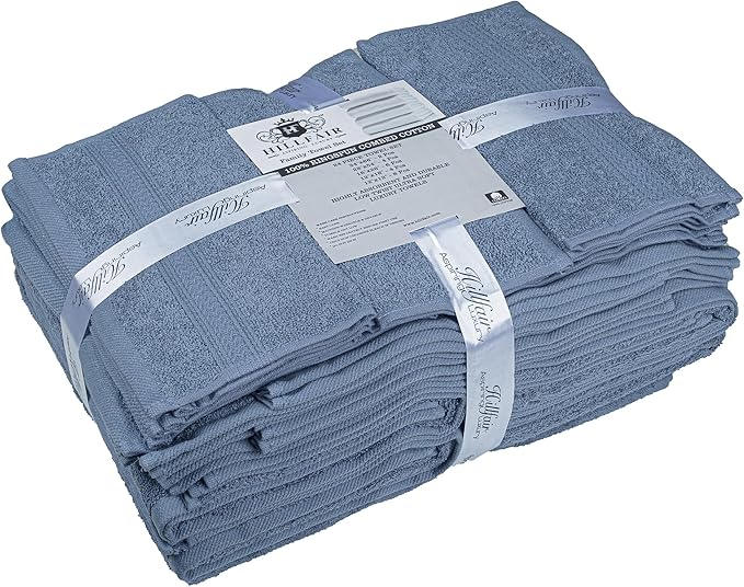 HILLFAIR 24 Piece Bath Towels Set - Image 2
