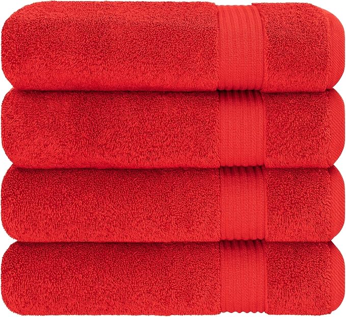 Cotton Paradise 4 Piece Turkish Bath Towels - Image 7