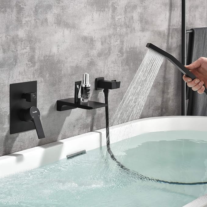 SHAMANDA Waterfall Wall Mounted Bathtub Faucet - Image 6