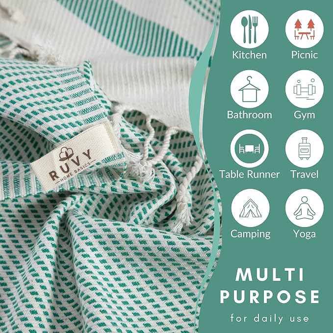 Ruvy Home Basics Turkish Hand Towels - Image 4