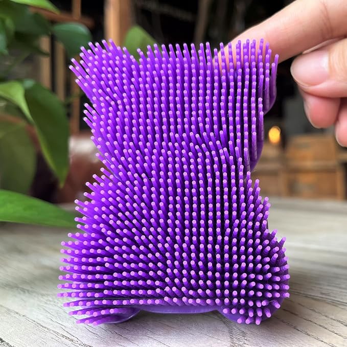 Premium Sensory Brush for Kids or Autism, Soft Silicone Body Scrubber, 2 in 1 - Image 2