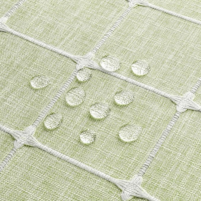MitoVilla No Hooks Needed Boho Farmhouse Shower Curtain - Image 6