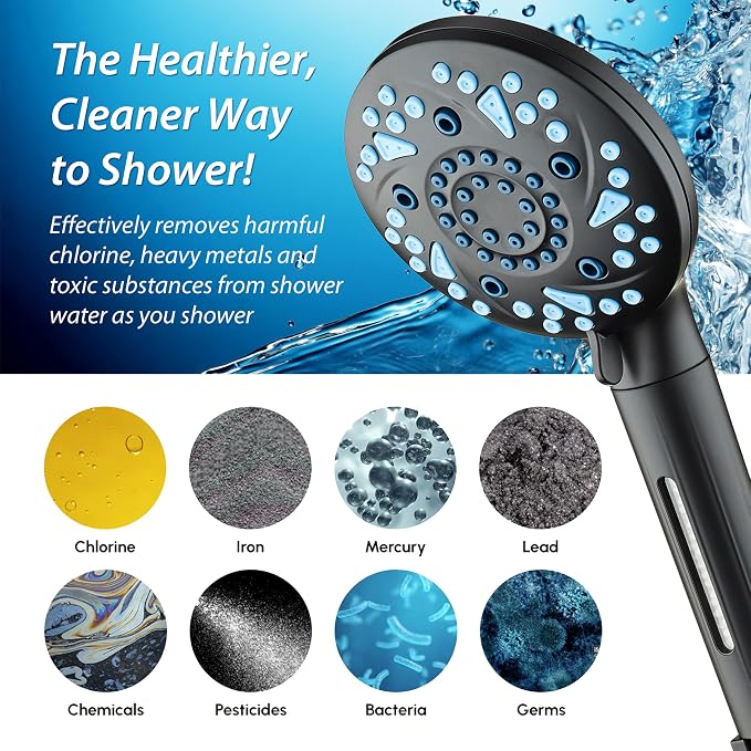 AquaCare High Pressure 10 Spray Mode Filtered Showerhead - Image 6