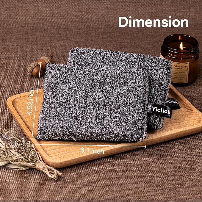Yiclick Exfoliating Body Scrubber & Shower Exfoliator – Mens Body Scrubber & - Image 7