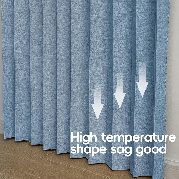 100% Blackout Fabric Folding Door Curtain - Image 7