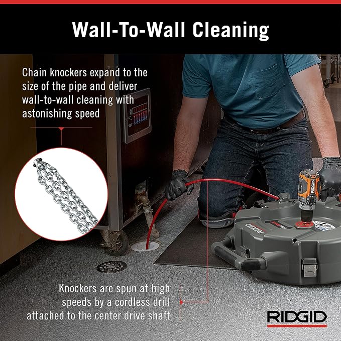 RIDGID 76198 FlexShaft K9-204+ Drain Cleaning Machine - Image 6