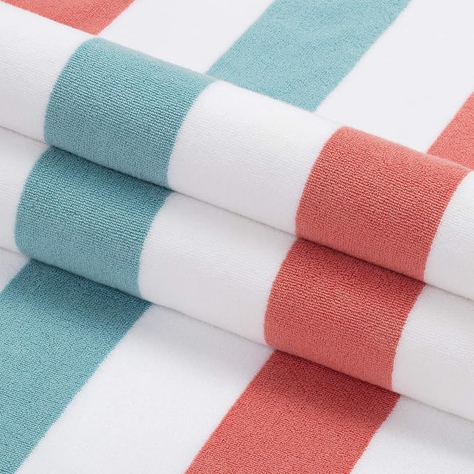 Laguna Beach Textile Co. Striped Cabana Beach Towel - Image 4