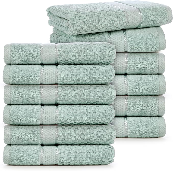 Ample Decor 100% Cotton Hand Towel by AmpleDecor