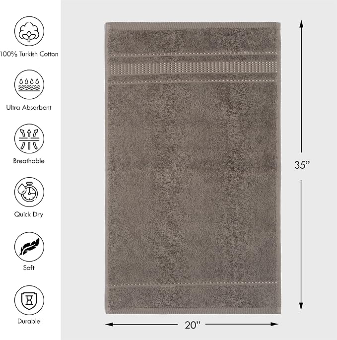 Melissa Linen, 2 Piece Hand Towel Set, 100% Turkish Cotton Face Hand Towels - Image 2