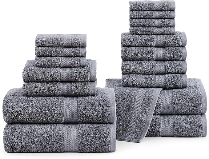 LANE LINEN 100% Cotton Bath Towel Set by LaneLinen