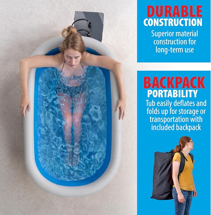 Inflatable Ice Bathtub With Chiller - Image 4