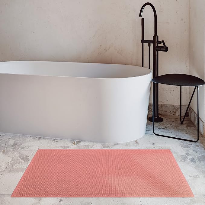 Cotton Paradise 100% Cotton Non Slip Bath Mats - Image 2