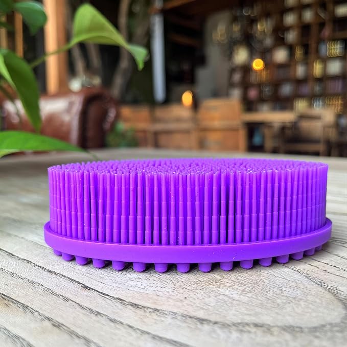 Premium Sensory Brush for Kids or Autism, Soft Silicone Body Scrubber, 2 in 1 - Image 3