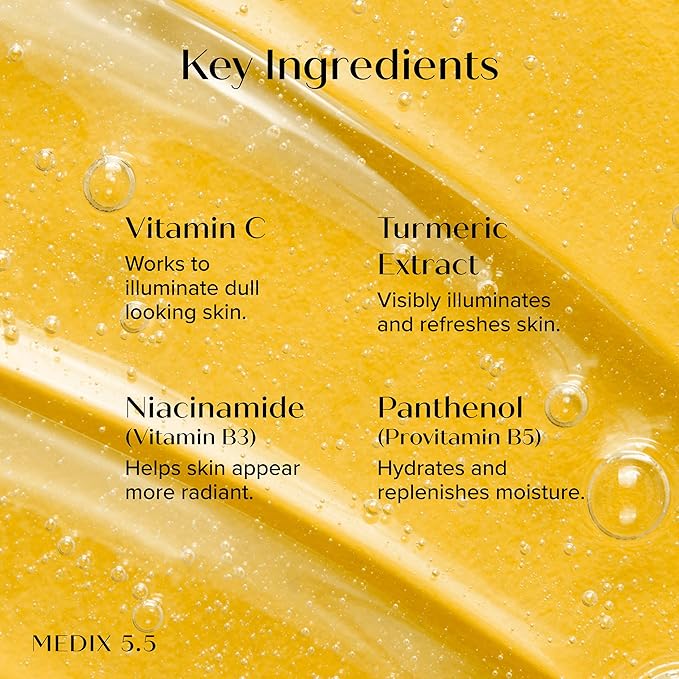 MEDIX Glycolic Acid + Lactic Acid Body Wash & Vitamin C Body Wash 2PC Skincare - Image 3