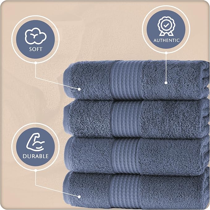 MAURA Basics Hand Towels for Bathroom - Image 4