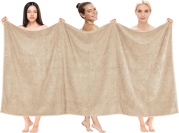 Cotton Paradise 100% Cotton 40x80 Oversized Bath Sheet, Extra Large Turkish by UNITEDHOMETEXTILE