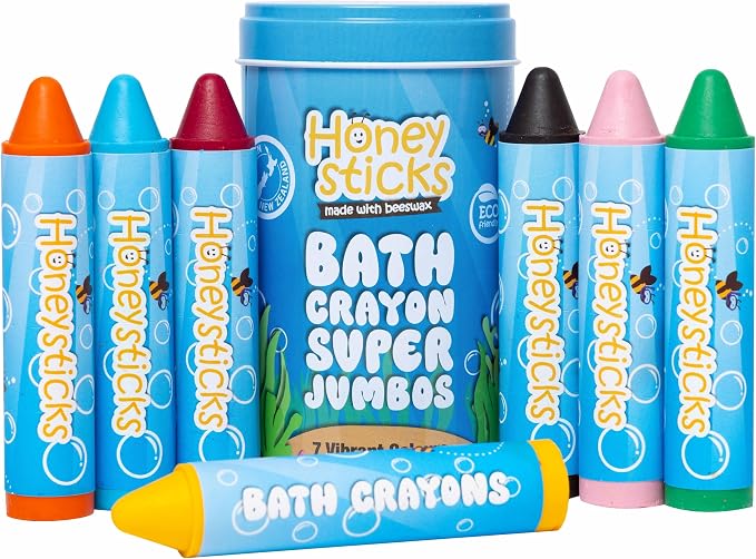 Honeysticks Super Jumbo Bath Crayons Non Toxic by Honeysticks
