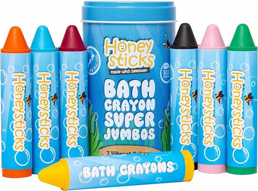 Honeysticks Super Jumbo Bath Crayons Non Toxic by Honeysticks