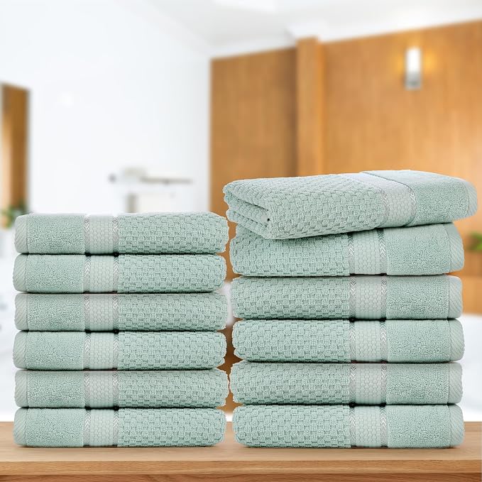 Ample Decor 100% Cotton Hand Towel - Image 2