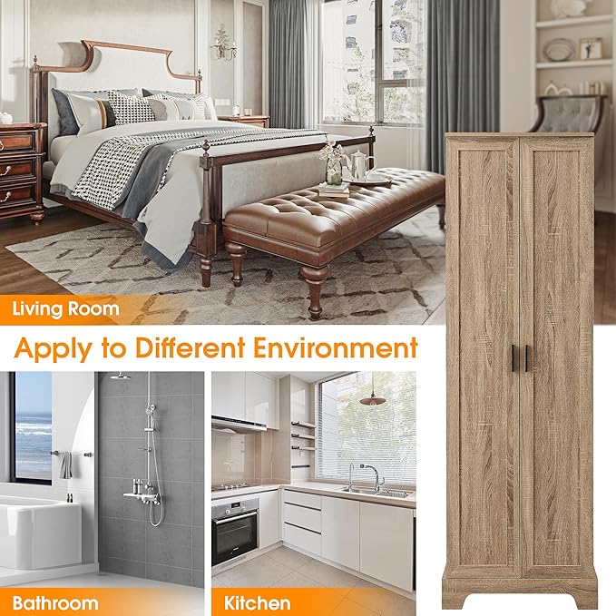 Favfurish 71" Tall Bathroom Storage Cabinet - Image 4